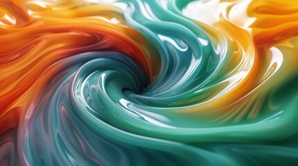 Colorful Background With Swirls and Colors