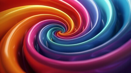 Colorful Swirl Close Up
