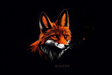 red fox illustration