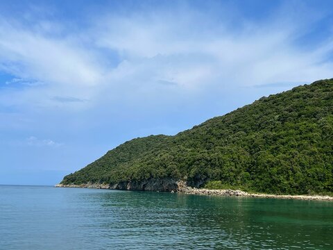 Sea Valdanos bay in Montenegro.