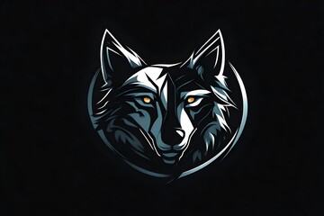 wolf head illustration