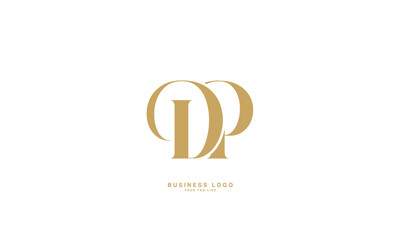 Obraz premium DP, PD, D, P, Abstract Letters Logo monogram
