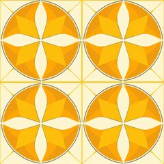 light yellow geometric shape , seamless pattern, tile