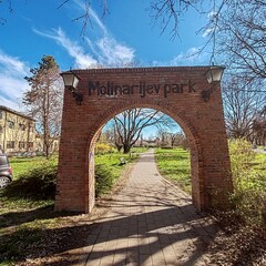 Molinarijev park in Novi Sad, Serbia