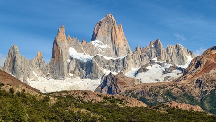 los glaciares national park in argentinian patagonia - obrazy, fototapety, plakaty
