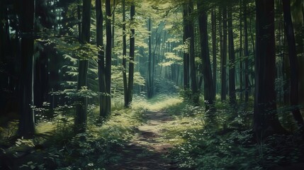 Enchanting Forest Scene