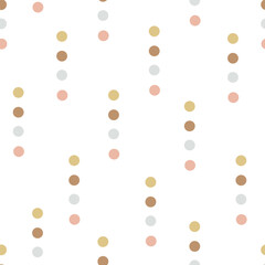 Seamless pattern with abstract decor elements. flat simple vector. hand drawing. design for fabric, textile, wrapper, print