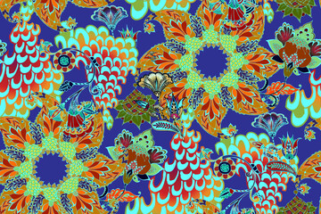 Seamless abstract pattern. Fashion textiles, fabric, packaging.