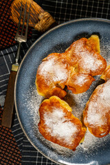 Homemade sweet pancakes .