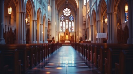 Gothic Church Interior
