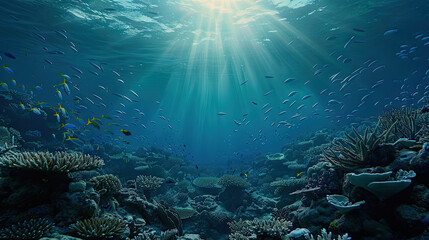 Fototapeta na wymiar Marine Conservation Aerial Perspective, news, illustration, image, article, newspaper