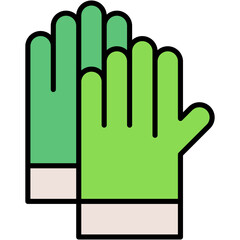 Obraz premium gloves, hand, protection, ruber, safety Icon