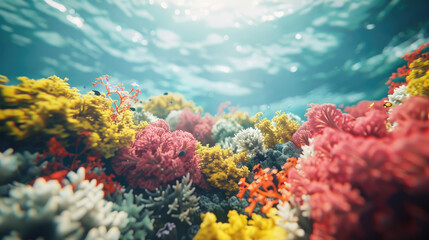 Fototapeta premium Ocean Conservation Efforts Visualized from Above, news, illustration, image, article, newspaper