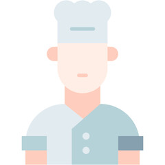 Chefs, cook, avatar, hat, kitchen Icon