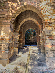 Gate to Alcazaba in Malaga