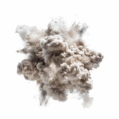 whirlwind of elements: dust and sand explosion - obrazy, fototapety, plakaty
