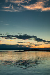 Naklejka premium Evening at the Tasmanian Coast, Australia