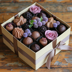 box with chocolates