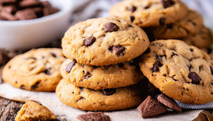 Food Photography - Classic Chocolate Chip Cookies