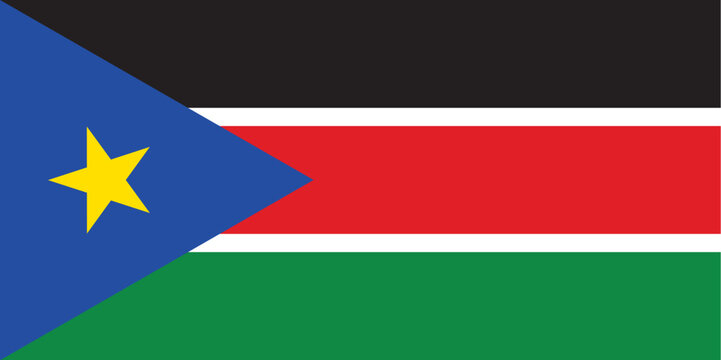 Flag of South Sudan - Powered by Adobe