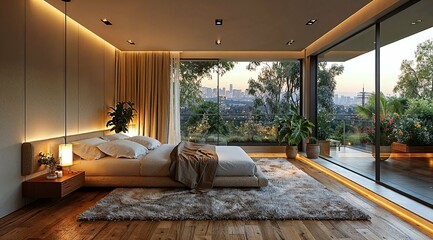 Bed room interior
