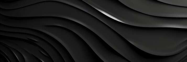 Wide dark background, black wallpaper for text and presentations - obrazy, fototapety, plakaty