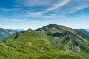 Naklejka premium Montagne -paysage en été- Chatel France