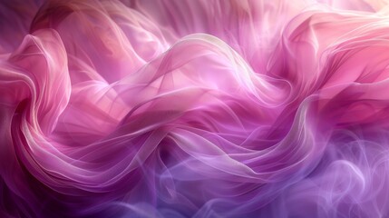  Pink and purple background, white and pink swirl on left side