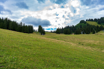 Montagne -paysage à abondances et environ - Chatel - France