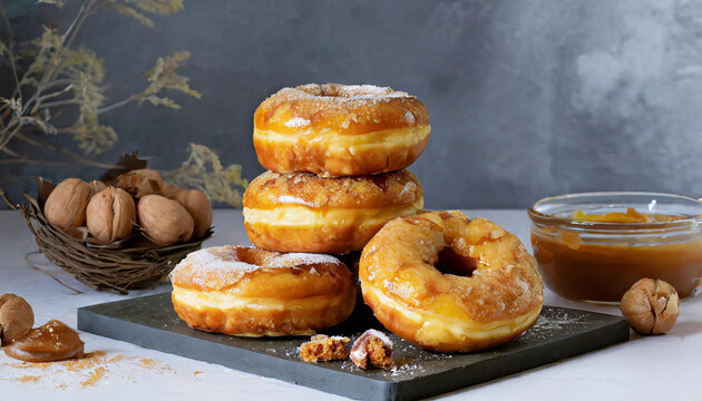 Food Photography - Maple Bar Donuts