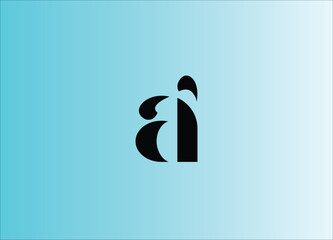 Basic RGBAbstract letter Ai logo. This logo icon incorporate with abstract shape in the creative way. It look like letter A and I.
