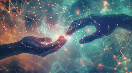 Digital connection through human touch