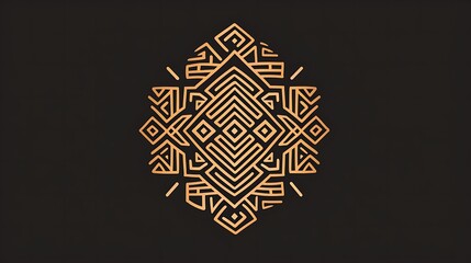 Crafting a Minimalist Logo Design: A Geometric, Symmetrical Pattern Evolving into an Intricate Emblem





 - obrazy, fototapety, plakaty