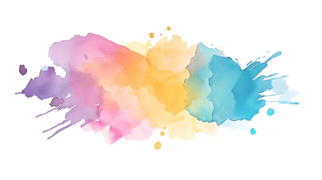 Immersive Watercolor Art: A Vibrant Symphony of Color, Texture, and Design
