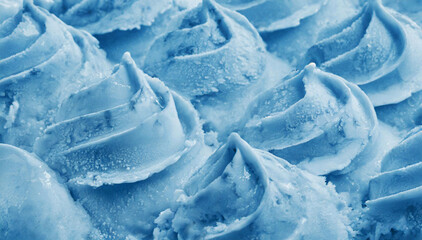 Niebieskie tło lody, deseń