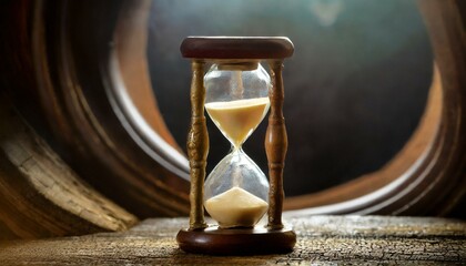 Time Unfolding: Old Hourglass Captured in Super Slow Motion