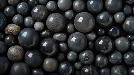 Assorted Spheres with Diverse Textures in Monochrome