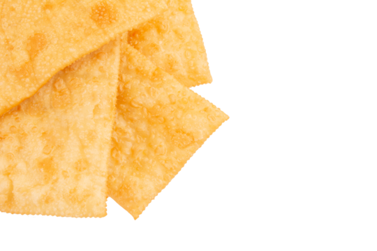 Pastel de Feira crocante brasileira traditional pastry fried street food isolated png