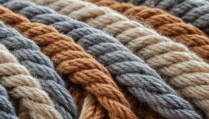 close up detail of knitted wool