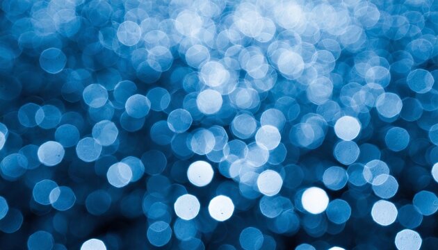 beautiful blue bokeh background color of the year 2020