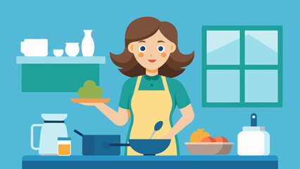 kitchen man vector illustration
