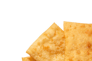 Pastel de Feira crocante brasileira traditional pastry fried street food isolated png