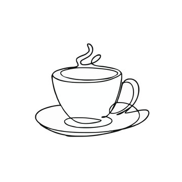 drawing of a cup of coffee