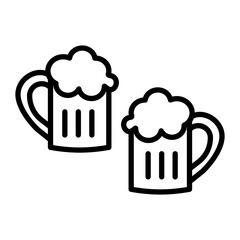 Beer Line Icon