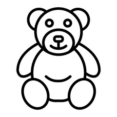 Bear Line Icon