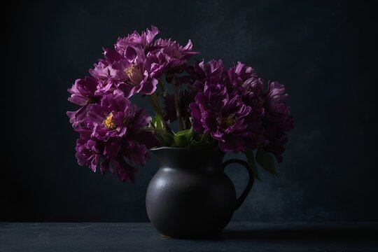 still life with flowers
