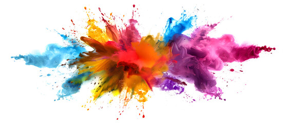 Colorful explosion PNG file