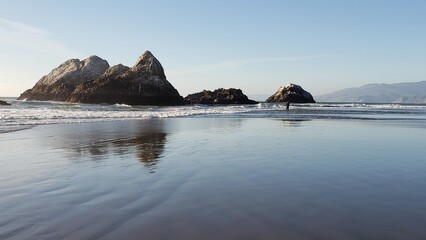 cliffs at the beach