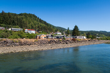 village on the coast