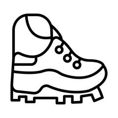 Hiker Line Icon